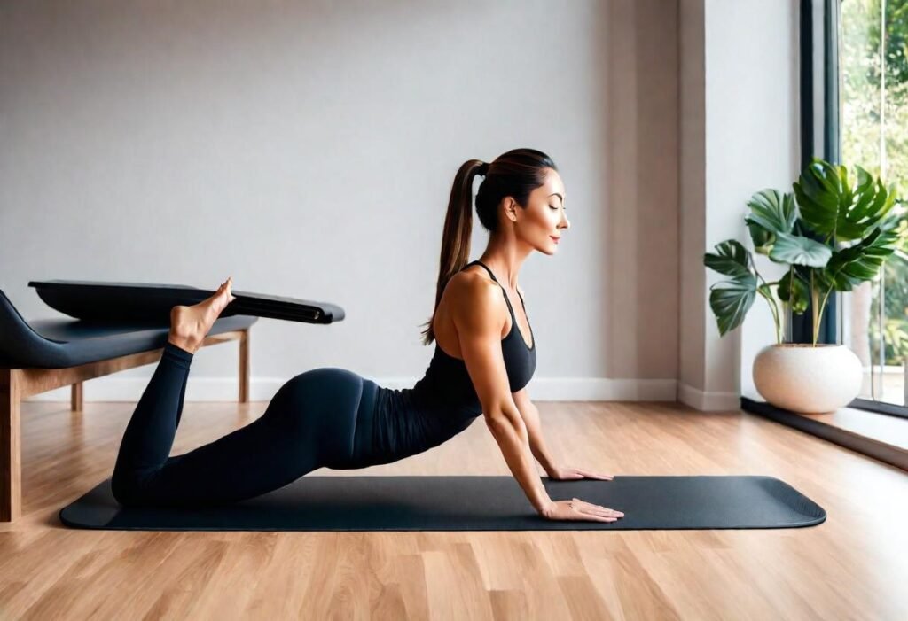 Entdecke 5 Pilates Übungen für einen starken Körper! 💪
